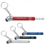 Mini Double Ring Tire Pressure Gauge with Logo
