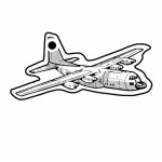 Promotional Airplane w/Detail Key Tag (Spot Color)