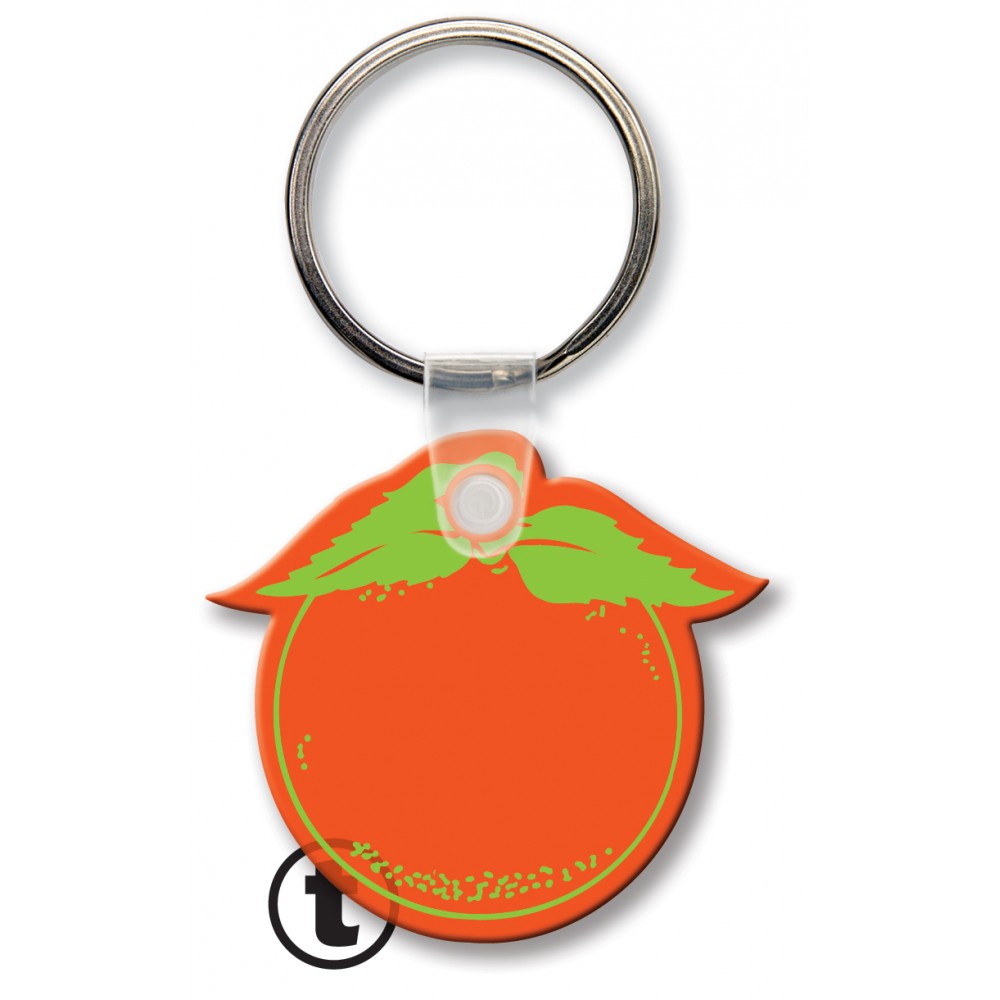 Customized Orange Key Tag (Spot Color)