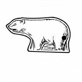 Polar Bear Key Tag (Spot Color) with Logo