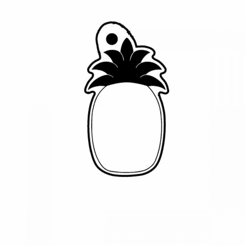 Promotional Pineapple Key Tag - Spot Color Promotional Pineapple Key Tag - Spot Color
