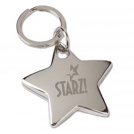 Star Key Tag with Logo