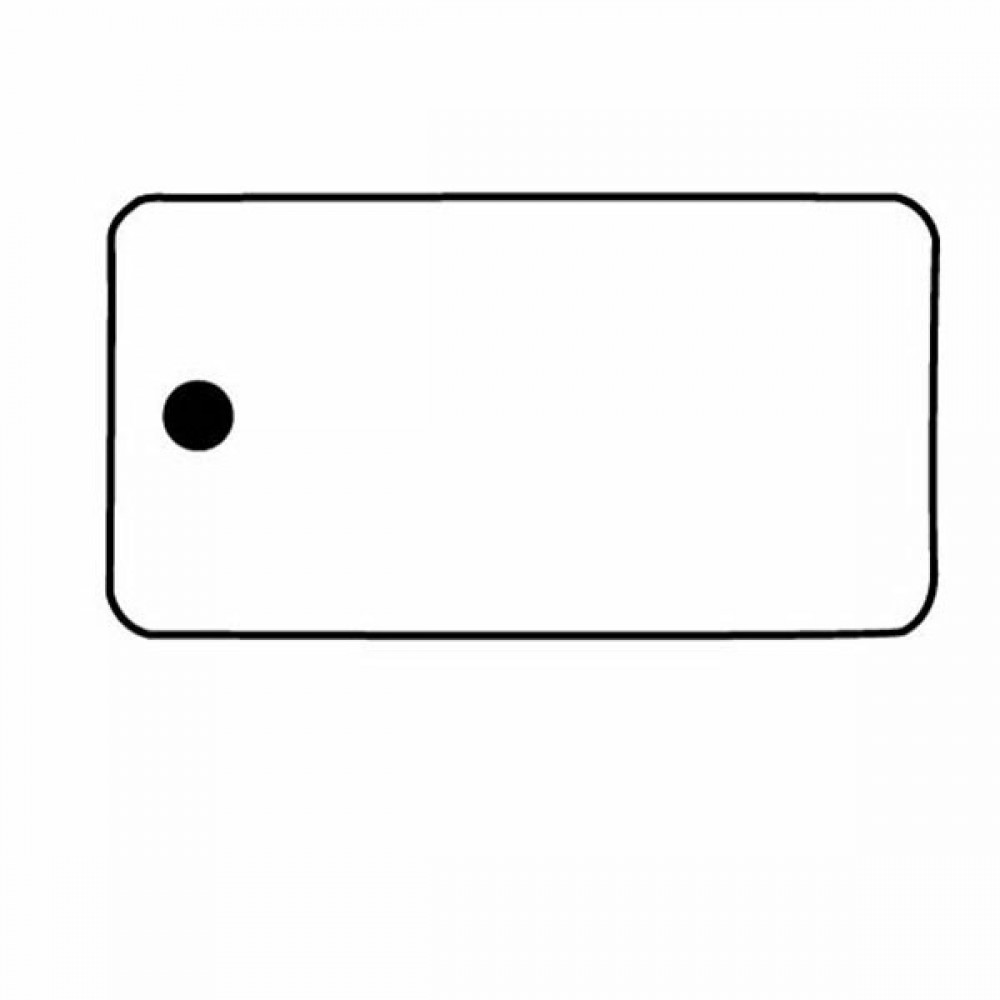 Rectangle 17 Key Tag - Spot Color with Logo