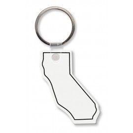 Custom California State Shape Key Tag (Spot Color)