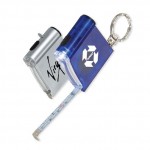 Tape Measure/Flashlight Key Tag with Logo