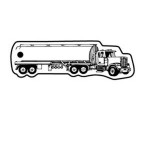 Logo Branded Tanker Truck 1 Key Tag - Spot Color