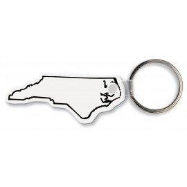 Promotional North Carolina State Shape Key Tag (Spot Color)
