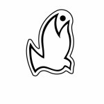 Custom Printed Dove Key Tag (Spot Color)
