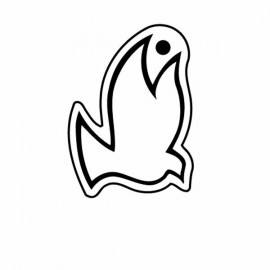 Customized Dove Key Tag (Spot Color)