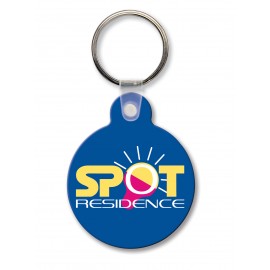 Round Key Tag w/Tab (Spot Color) with Logo