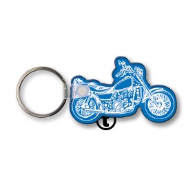 Motorcycle Key Tag (Spot Color) with Logo