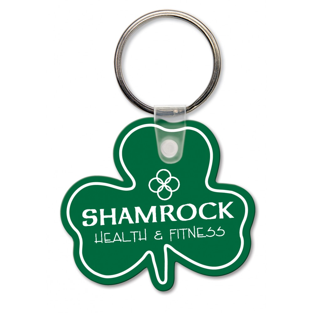 Shamrock Key Tag (Spot Color) with Logo