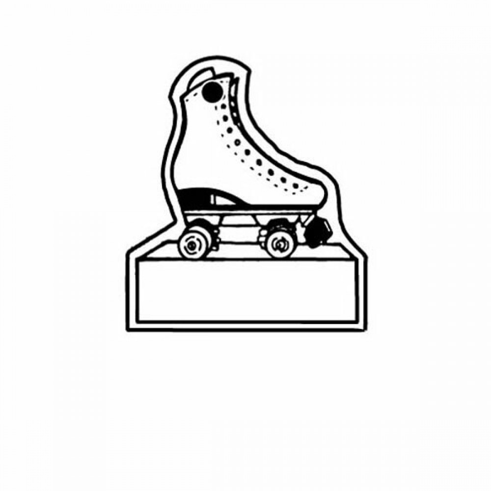 Roller Skate w/Sign Key Tag - Spot Color with Logo Roller Skate w/Sign Key Tag - Spot Color with Logo