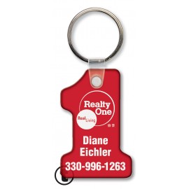 Number One Key Tag (Spot Color) with Logo
