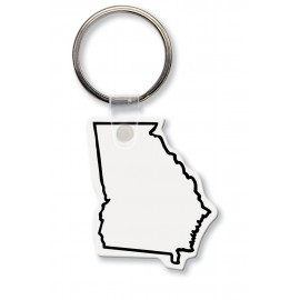 Georgia State Shape Key Tag (Spot Color) with Logo