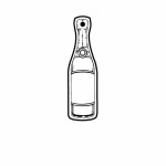Custom Bottle 1 Key Tag (Spot Color)