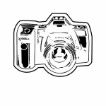 Camera Key Tag (Spot Color) Custom Printed