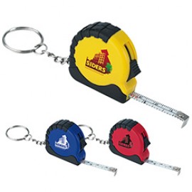 Good Value Mini Tape Measure Keychain with Logo