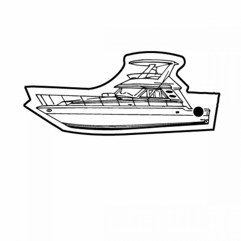 Logo Branded Boat Key Tag (Spot Color)