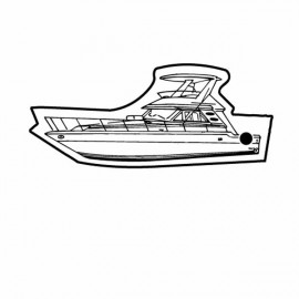 Logo Branded Boat Key Tag (Spot Color)