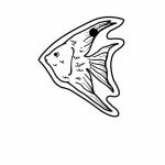 Fish 3 Key Tag (Spot Color) with Logo