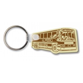 Personalized Bus Key Tag (Spot Color)