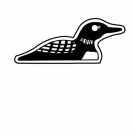 Logo Branded Loon Key Tag (Spot Color)