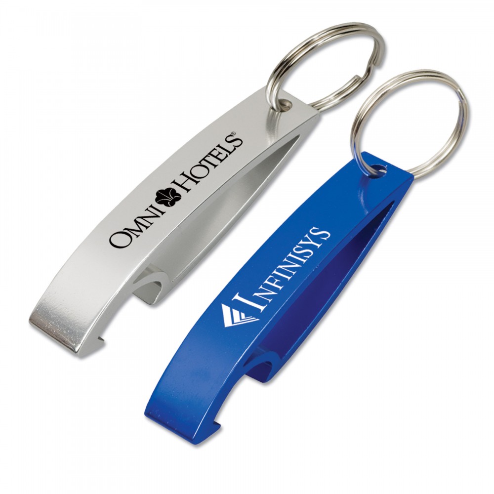 Contemporary Metal Bottle Opener with Logo Contemporary Metal Bottle Opener with Logo