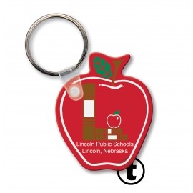 Personalized Apple Key Tag (Spot Color)