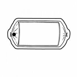 Sausage Roll Key Tag - Spot Color with Logo