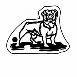Bulldog 2 Key Tag (Spot Color) with Logo