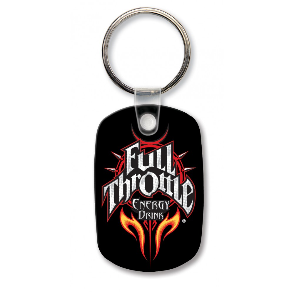 Standard Oval Key Tag (Spot Color) with Logo