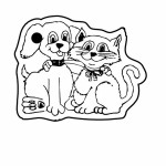 Dog & Cat Key Tag (Spot Color) with Logo