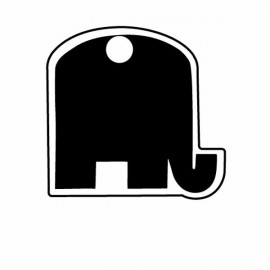 Customized Elephant Key Tag (Spot Color)