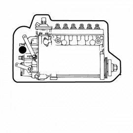 Diesel Engine 1 Key Tag (Spot Color) with Logo