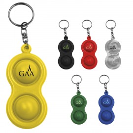 Universal Source Pop 2 Bubbles Keychain with Logo