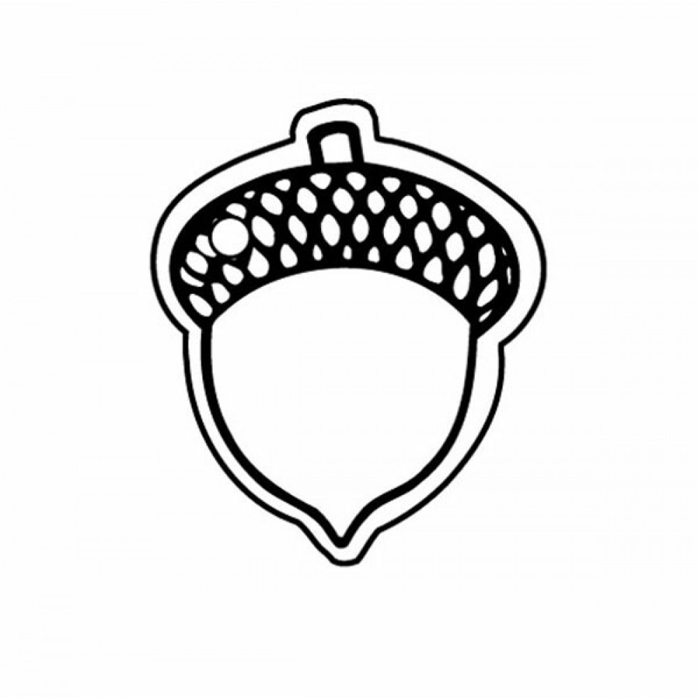 Acorn Key Tag (Spot Color) Custom Imprinted Acorn Key Tag (Spot Color) Custom Imprinted