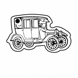 Classic Car 4 Key Tag (Spot Color) with Logo