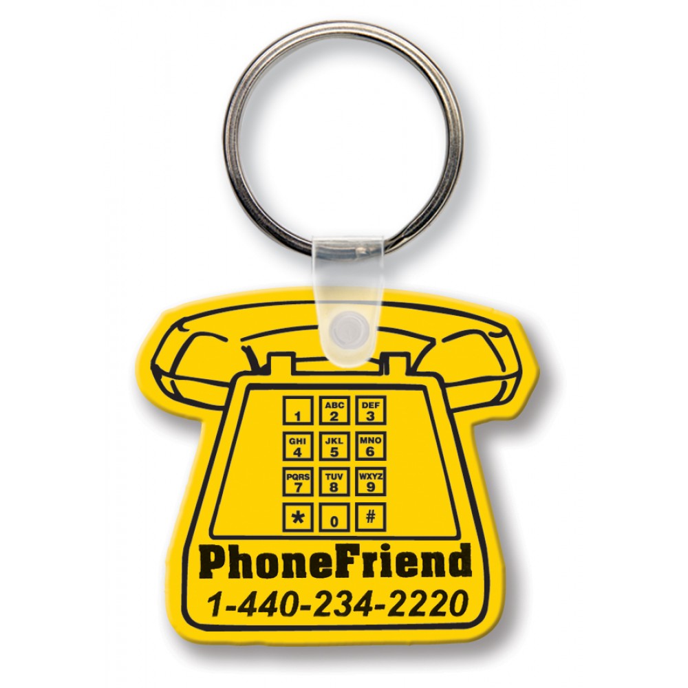 Custom Phone Key Tag (Spot Color)