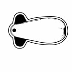 Personalized Blimp Key Tag (Spot Color)