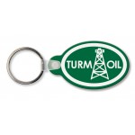 Oval w/Tab Key Tag (Spot Color) with Logo