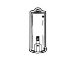 Promotional Water Heater Key Tag - Spot Color