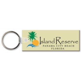 Rectangle Key Tag (Spot Color) with Logo