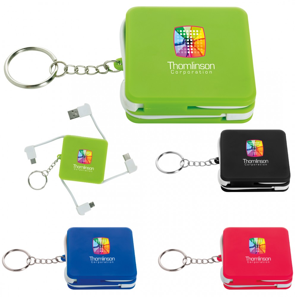 Good Value 3-In-1 Charging Cable Custom Printed Good Value 3-In-1 Charging Cable Custom Printed
