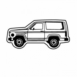 Logo Branded Ford Bronco Key Tag (Spot Color)