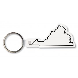 Custom Virginia State Shape Key Tag (Spot Color)