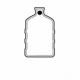 Large Water Bottle 2 Key Tag (Spot Color) with Logo