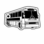 Logo Branded Tour Bus 6 Key Tag Spot Color