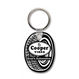 Personalized Tire Key Tag (Spot Color)