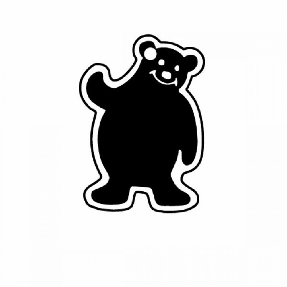 Bear Key Tag (Spot Color) with Logo